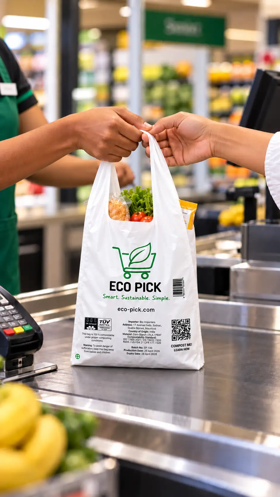 Eco Pick Grocery Carry Bags